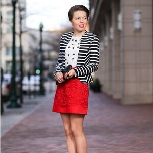 H&M Red Mini Skirt